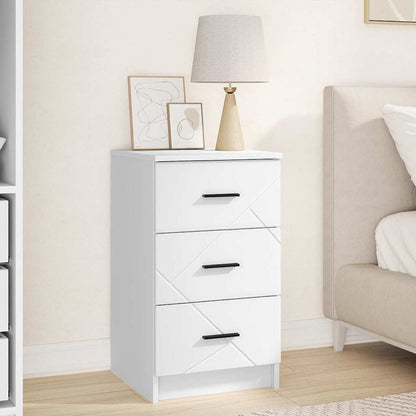 Bedside Cabinet 38 x 38 x 66 cm Engineered wood White