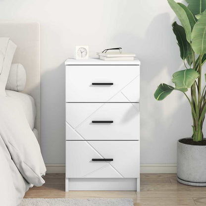 Bedside Cabinet 38 x 38 x 66 cm Engineered wood White