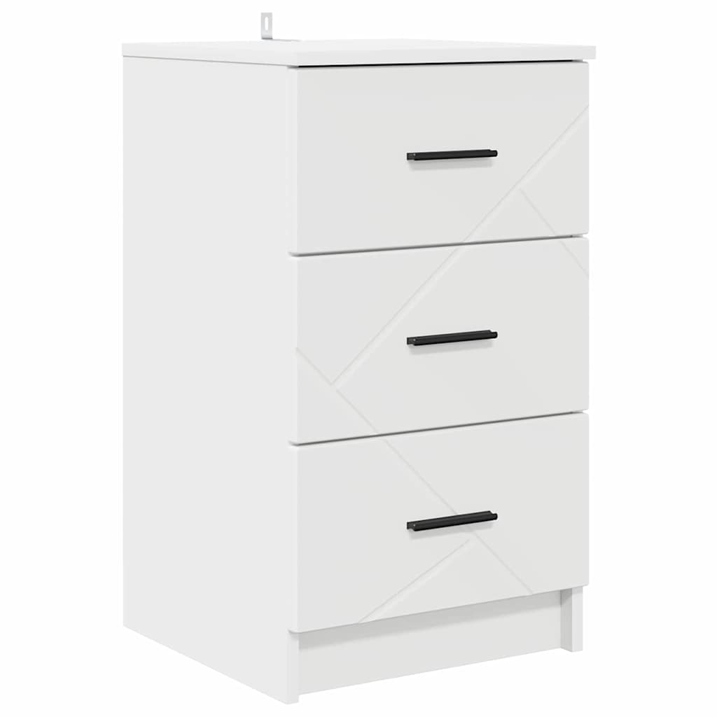 Bedside Cabinet 38 x 38 x 66 cm Engineered wood White