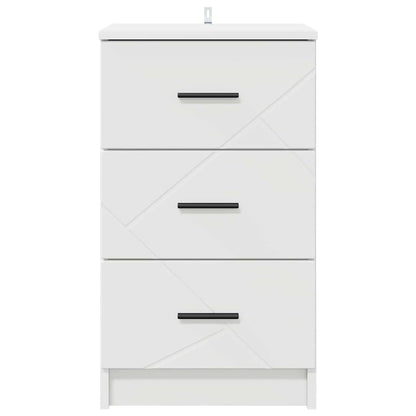 Bedside Cabinet 38 x 38 x 66 cm Engineered wood White