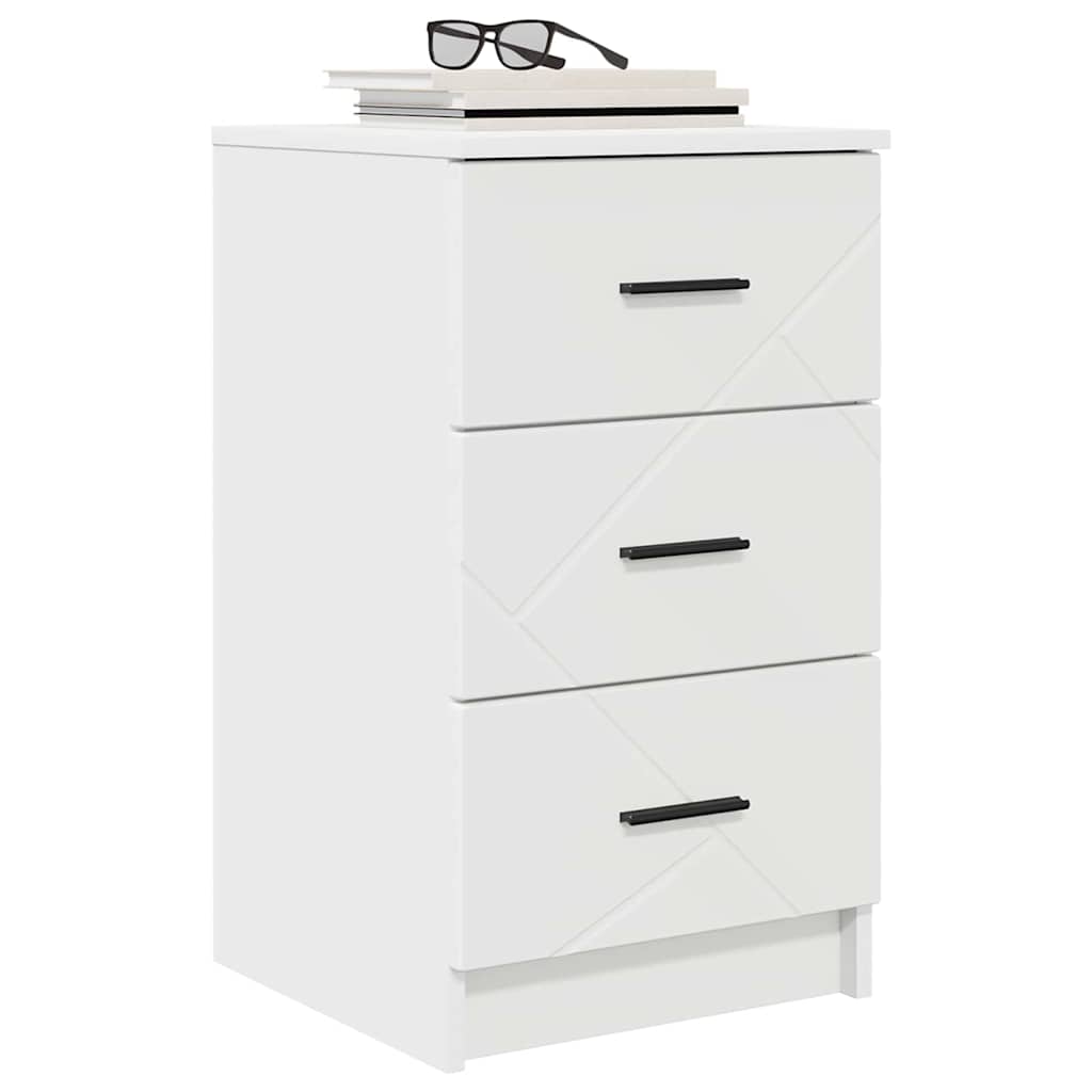 Bedside Cabinet 38 x 38 x 66 cm Engineered wood White
