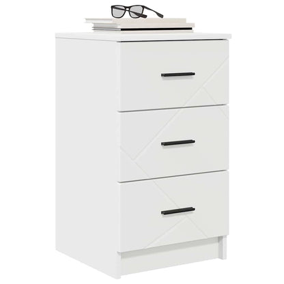 Bedside Cabinet 38 x 38 x 66 cm Engineered wood White