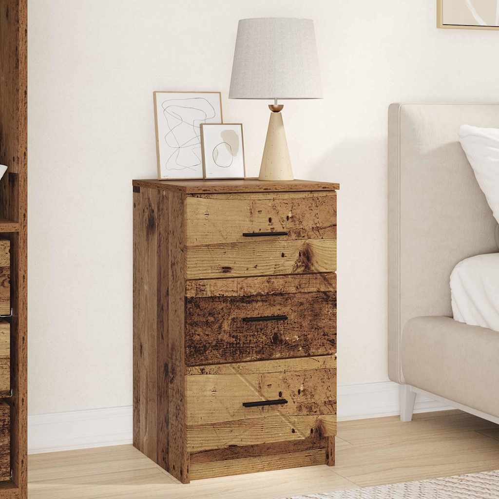 Bedside Cabinet 38 x 38 x 66 cm Engineered wood Old wood