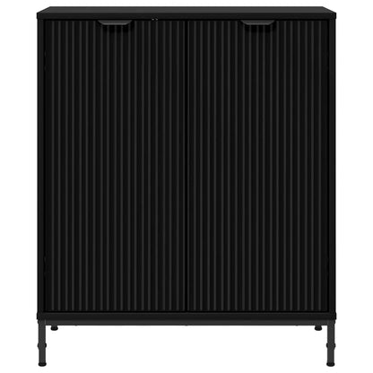 Sideboard 69.5 x 33 x 82 cm Engineered Wood Black
