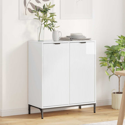 Sideboard 69.5 x 33 x 82 cm Engineered Wood High gloss white