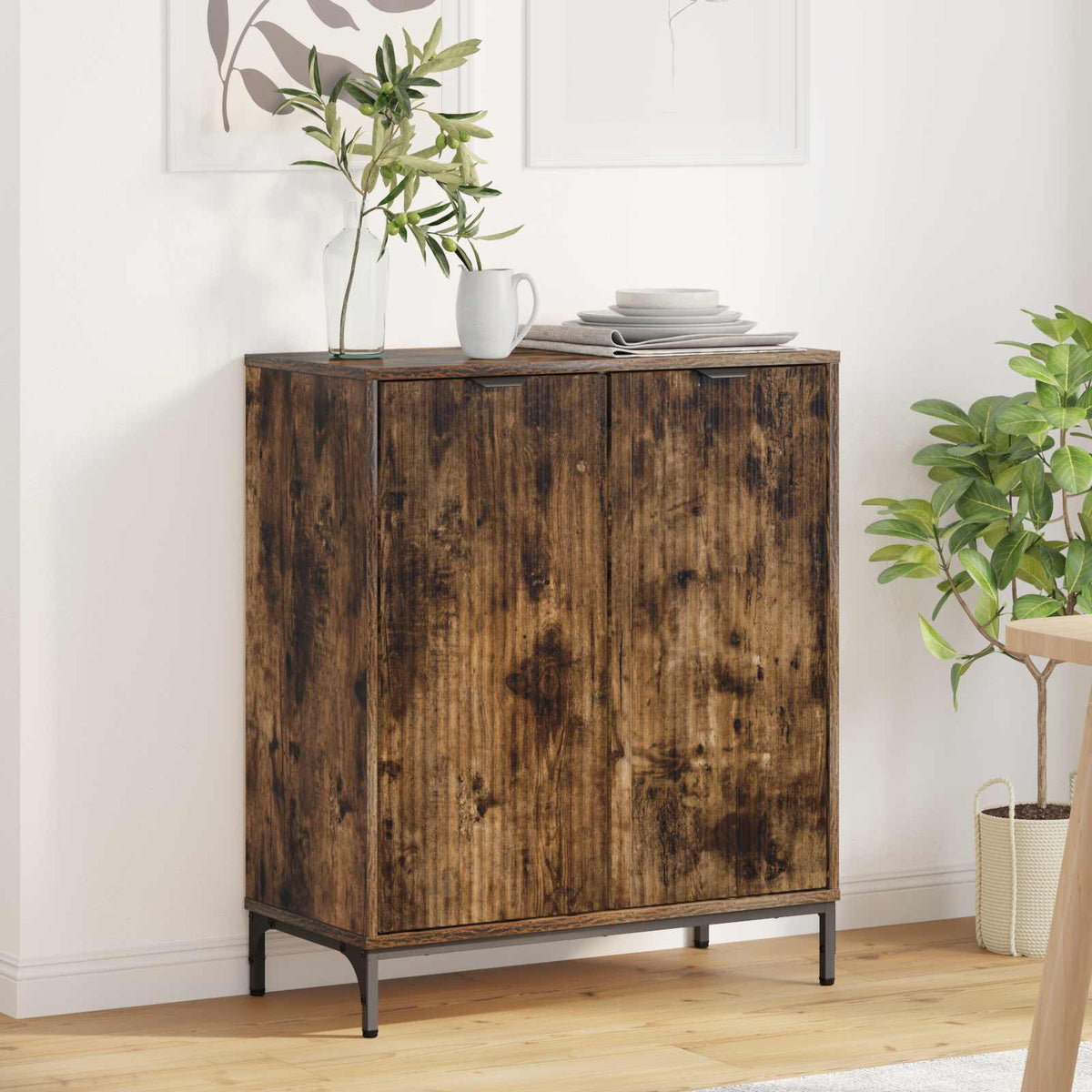 Sideboard 69.5 x 33 x 82 cm Engineered Wood Smoked oak