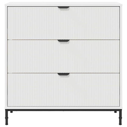 Sideboard 79.5 x 33 x 82 cm Engineered Wood White