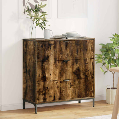 Sideboard 79.5 x 33 x 82 cm Engineered Wood Smoked oak