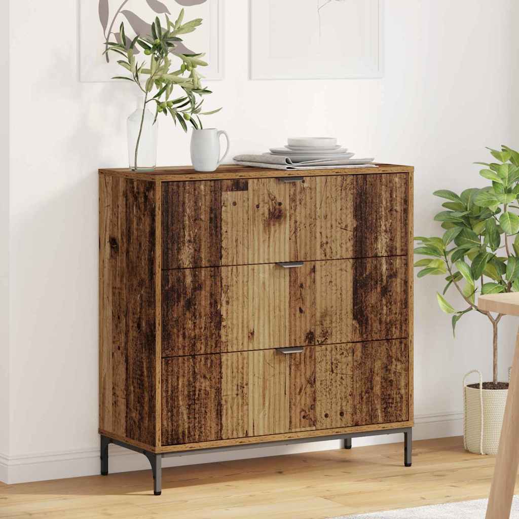 Sideboard 79.5 x 33 x 82 cm Engineered Wood Old wood