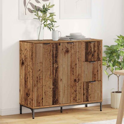Sideboard 89.5 x 33 x 82 cm Engineered Wood Old wood