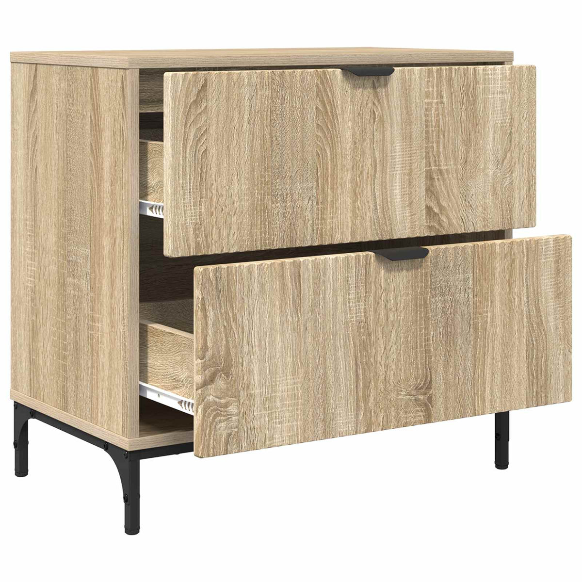 Bedside Table 63.5 x 36 x 61 cm Engineered wood Sonoma oak