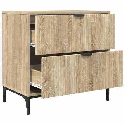 Bedside Table 63.5 x 36 x 61 cm Engineered wood Sonoma oak