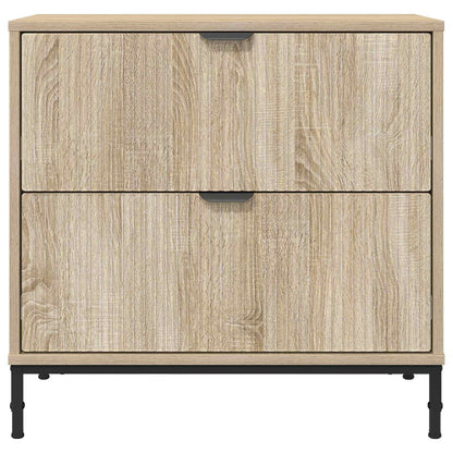Bedside Table 63.5 x 36 x 61 cm Engineered wood Sonoma oak