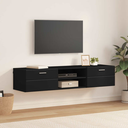vidaXL TV Cabinet Set FLORIN 3 pcs 150 x 39 x 30 cm Black