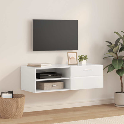 TV Cabinet Set FLORIN 3 pcs 150 x 39 x 30 cm Concrete Grey TV cabinet with 1 drawer