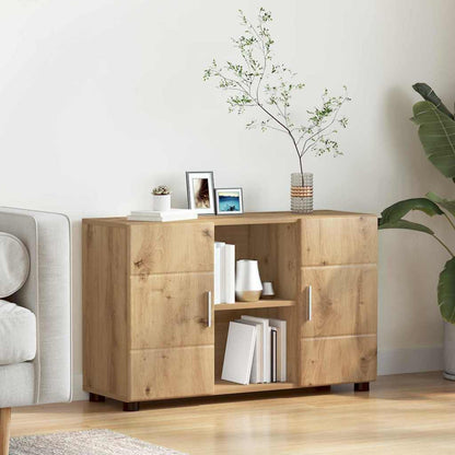 TV Cabinet Set FLORIN 3 pcs 150 x 39 x 30 cm Artisan Oak Sideboard with 2 doors
