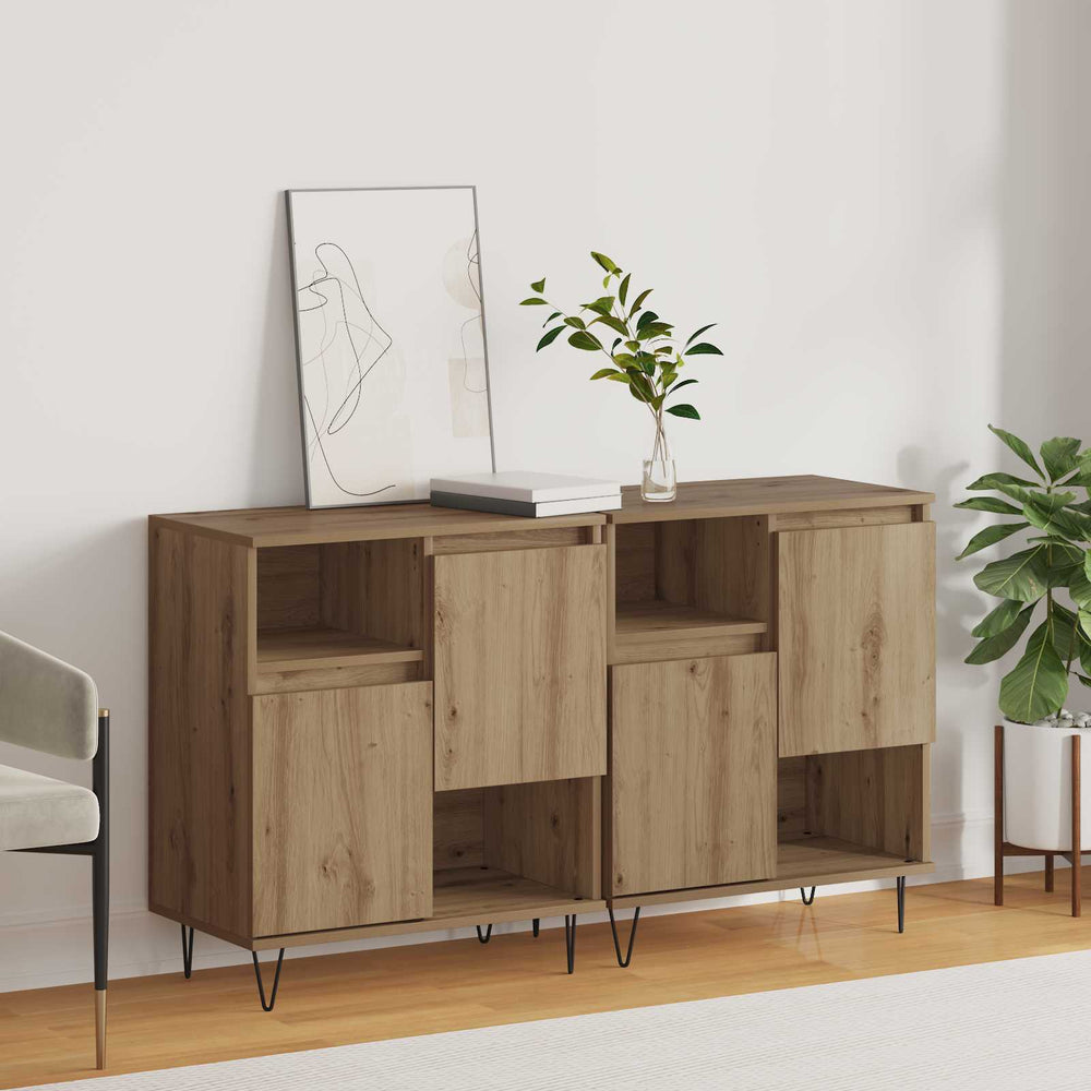 vidaXL Sideboards Engineered Wood 2 pcs