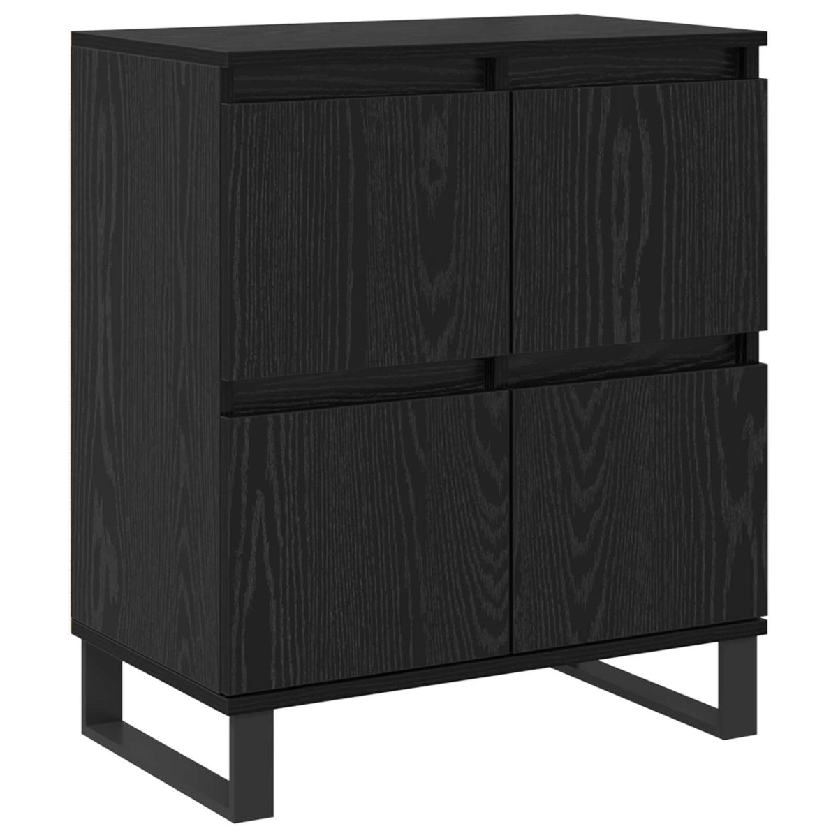 Sideboards Engineered Wood 3 pcs Black oak