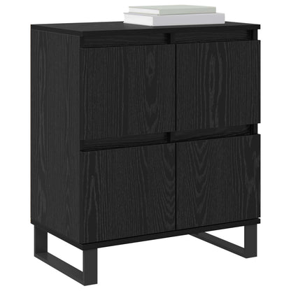 Sideboards Engineered Wood 3 pcs Black oak