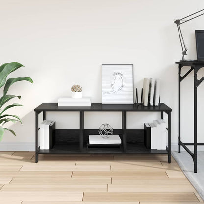 Bookshelf 9-Tier Engineered Wood Width 102 cm Black oak 40.5 cm