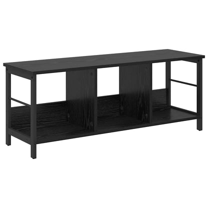 Bookshelf 9-Tier Engineered Wood Width 102 cm Black oak 40.5 cm