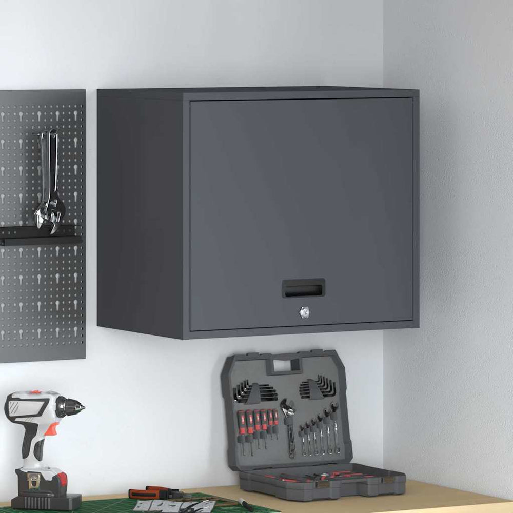 vidaXL Wall Cabinet for Garage with Gas-lift Door Depth 40 cm