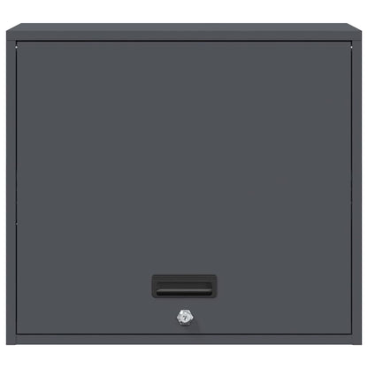 Wall Cabinet for Garage with Gas-lift Door Depth 40 cm Anthracite 60 cm