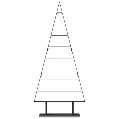 Metal Christmas Tree with Triangle Stand KUOPIO Steel Black 180 cm