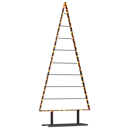Metal Christmas Tree with Triangle Stand KUOPIO Steel Black 180 cm