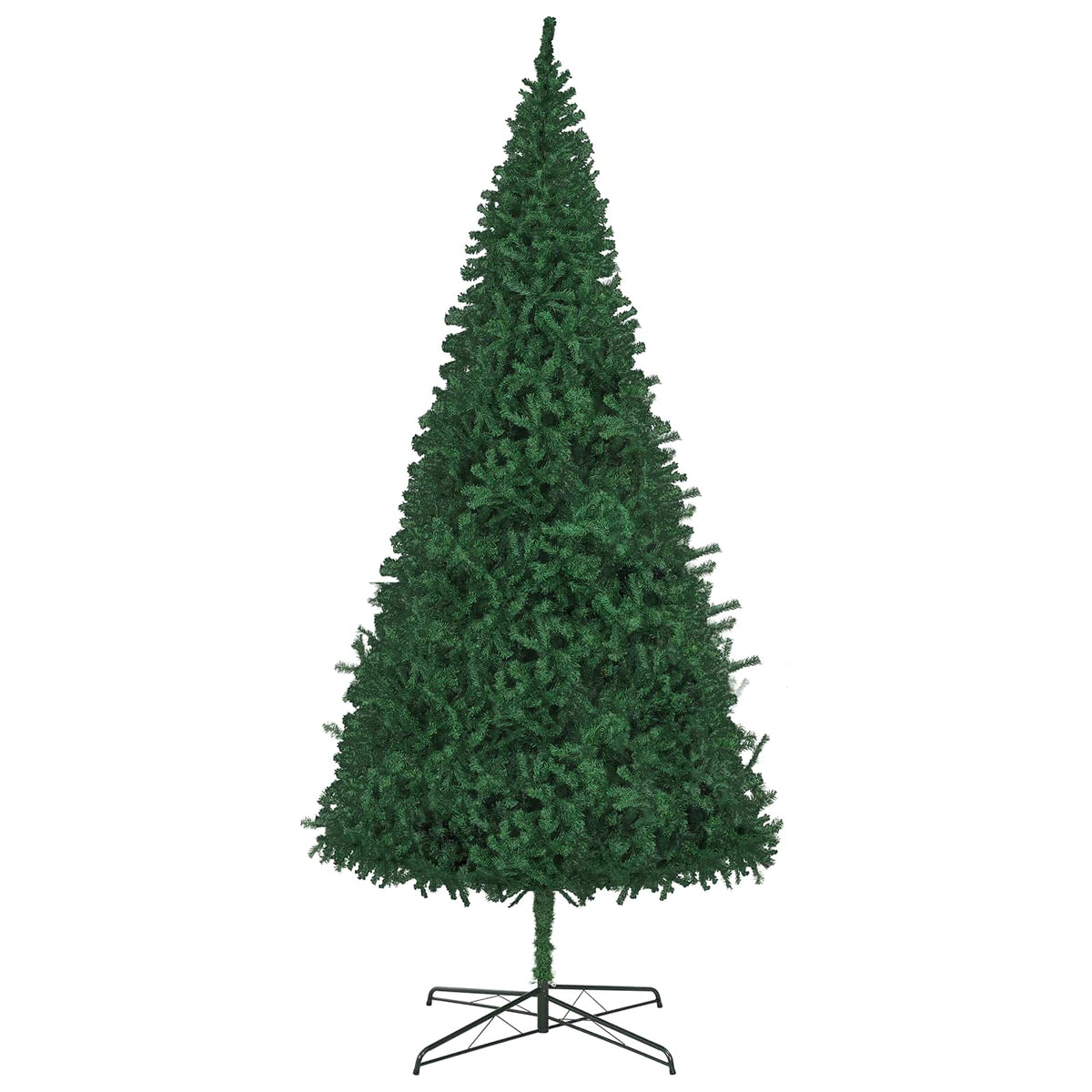 vidaXL Christmas Tree with Decorative String Lights Green 400 cm PVC 5