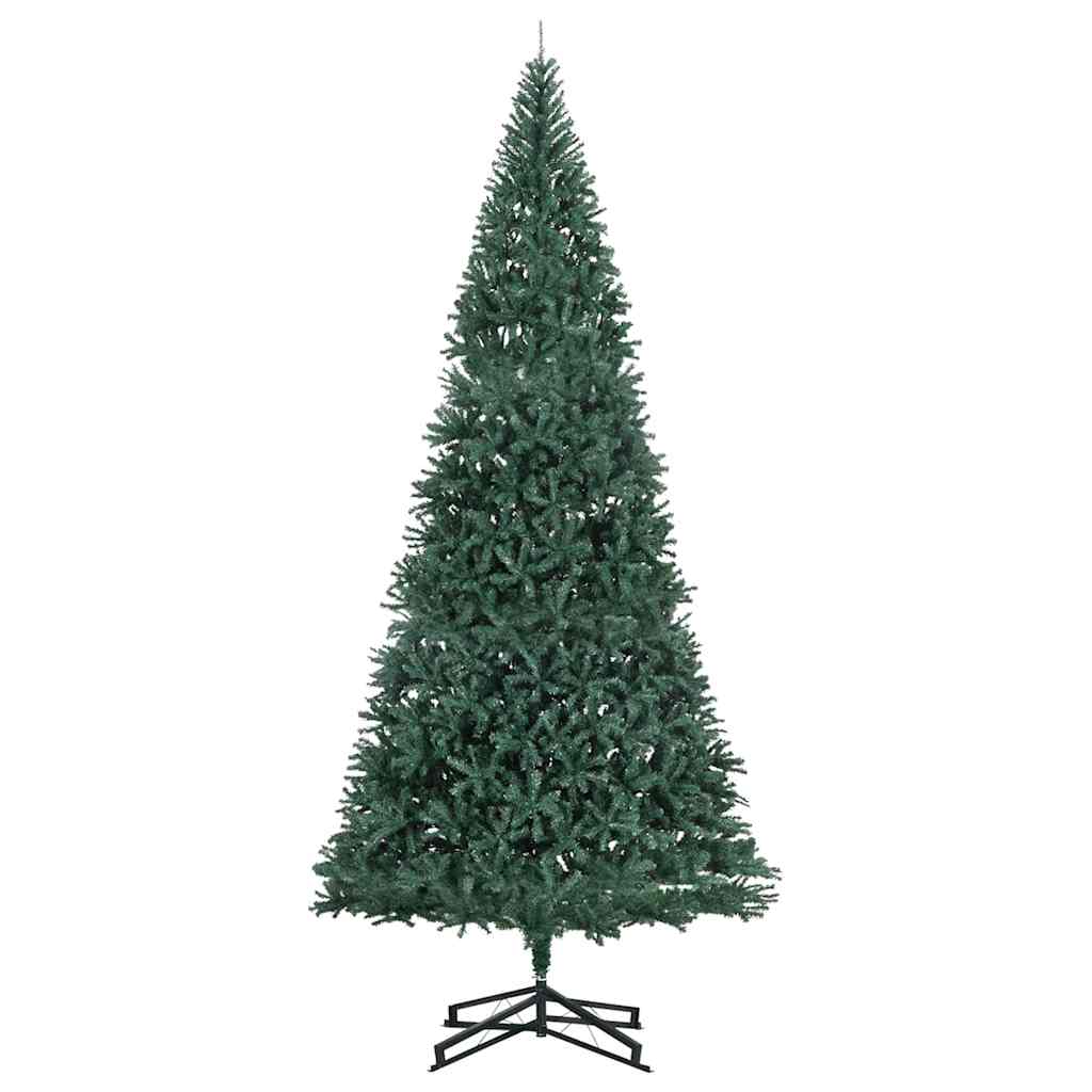vidaXL Artificial Pre-lit Christmas Tree Green 500 cm PVC 4