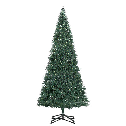 vidaXL Artificial Pre-lit Christmas Tree with Ball Set Green 500 cm 3