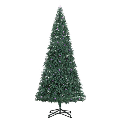 vidaXL Artificial Pre-lit Christmas Tree with Ball Set Green 500 cm 4