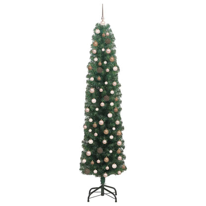 vidaXL Artificial Christmas Tree with 300 LEDs with Stand Green 180 cm 3
