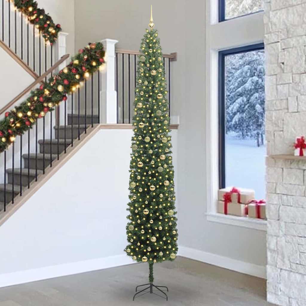 vidaXL Artificial Christmas Tree Green 300 cm 1