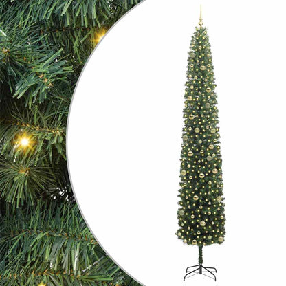 vidaXL Artificial Christmas Tree Green 300 cm 2