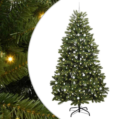 vidaXL Artificial Christmas Tree 270 cm 300 LEDs Warm White Green 2