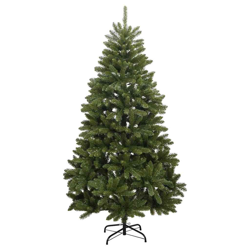 Artificial Christmas Tree 270 cm 300 LEDs Warm White Green Ø 128 x 270 cm with 300 LEDs&blue balls
