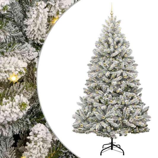 vidaXL Artificial Christmas Tree 300 cm 300 LEDs Warm White 2