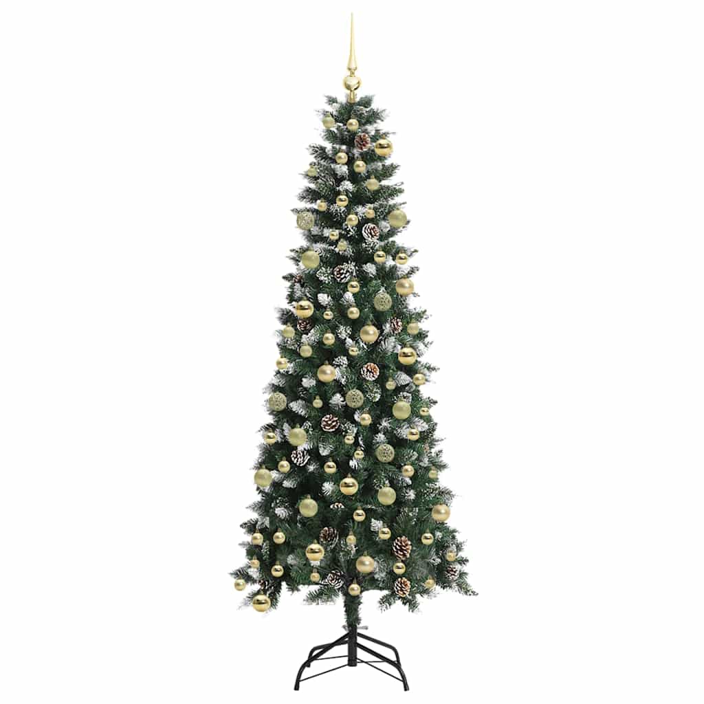 vidaXL Artificial Christmas Tree Green 210 cm 4