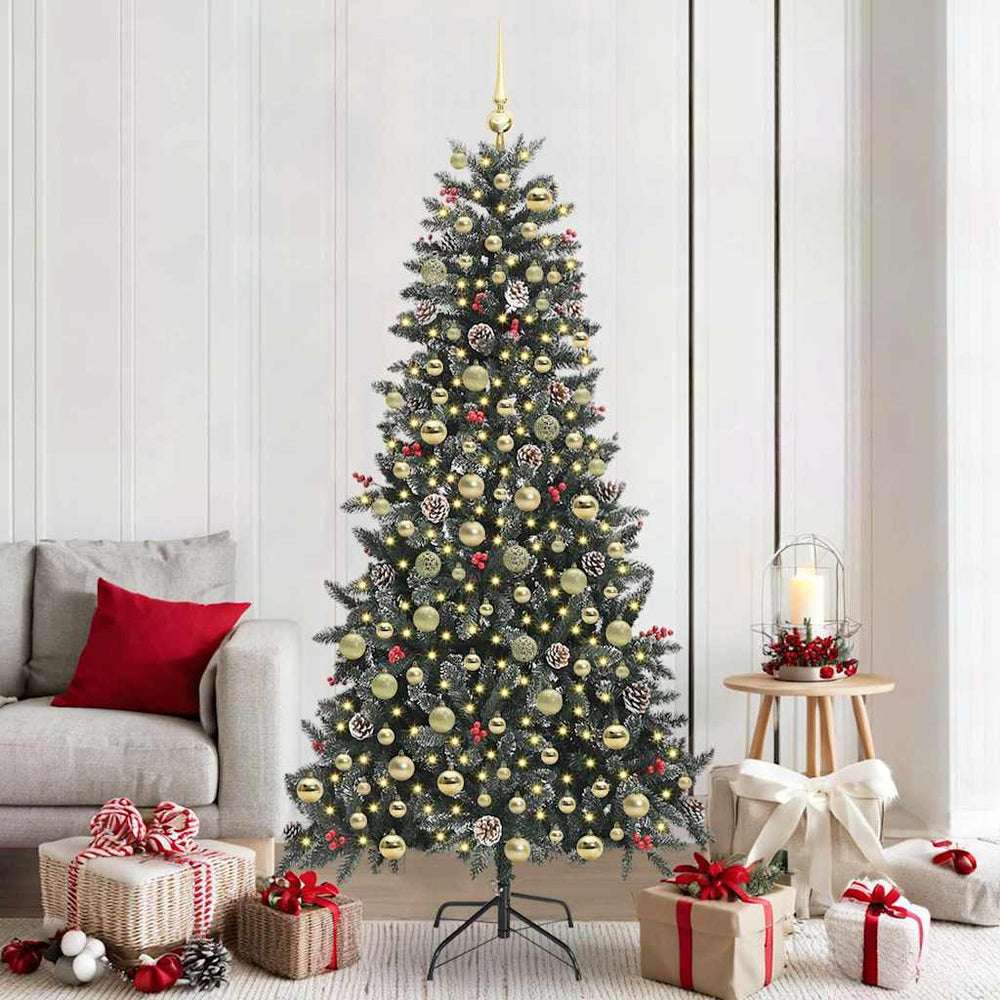 vidaXL Artificial Christmas Tree Green 210 cm