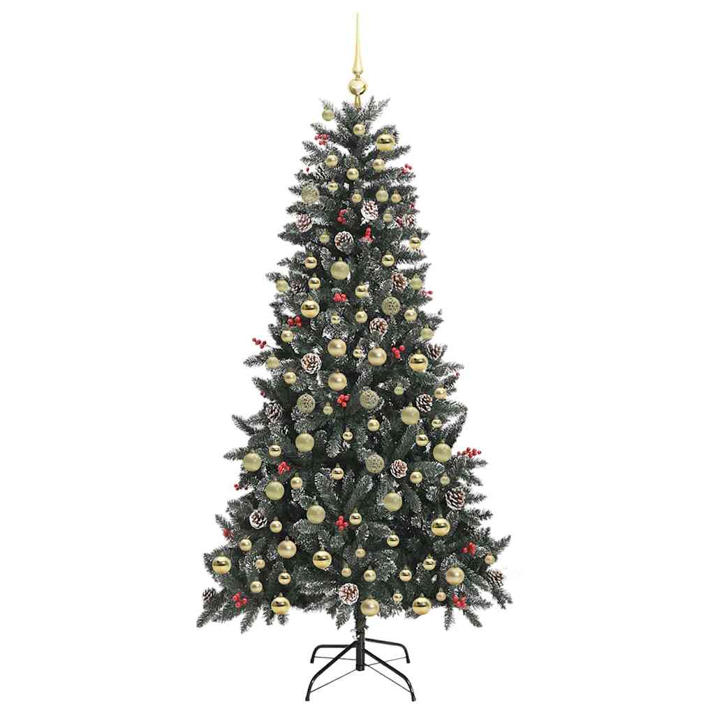 vidaXL Artificial Christmas Tree Green 210 cm 4