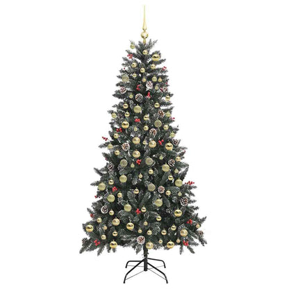 vidaXL Artificial Christmas Tree Green 210 cm 4