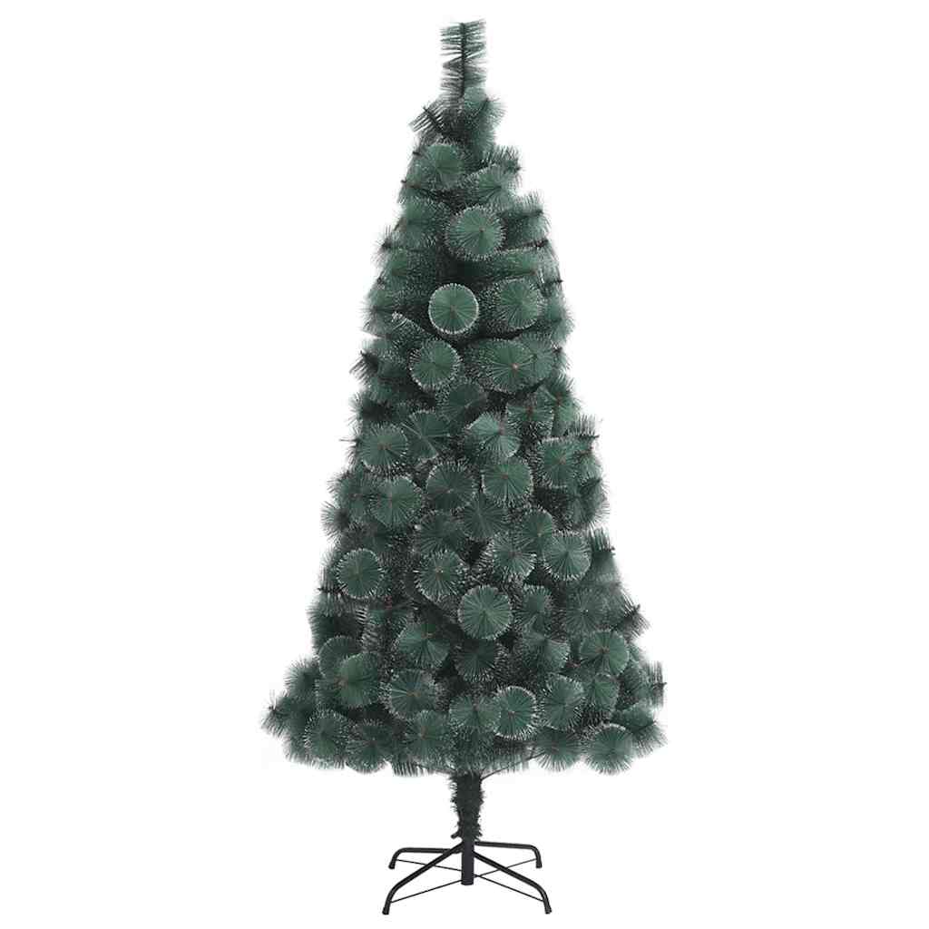 Artificial Pre-lit Christmas Tree with Ball Set Green 210 cm with LEDs &red balls