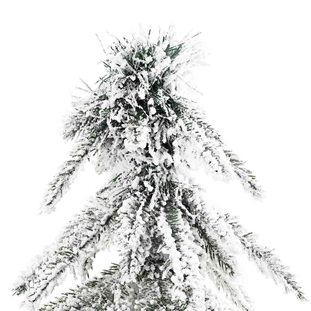 Christmas Tree White PE and Steel 150 cm with leds