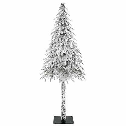 vidaXL Christmas Tree White 210 cm PE and Steel 3