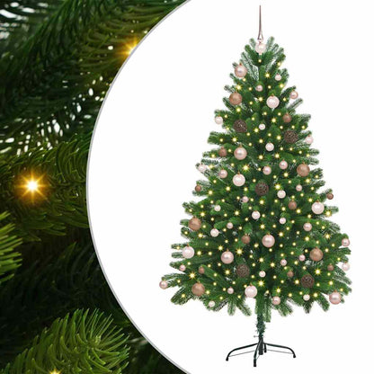 vidaXL Christmas Tree with 300 LEDs with Stand Green 180 cm PE 2