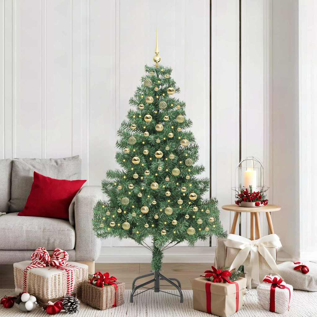 vidaXL Christmas Tree Green 180 cm PVC 1