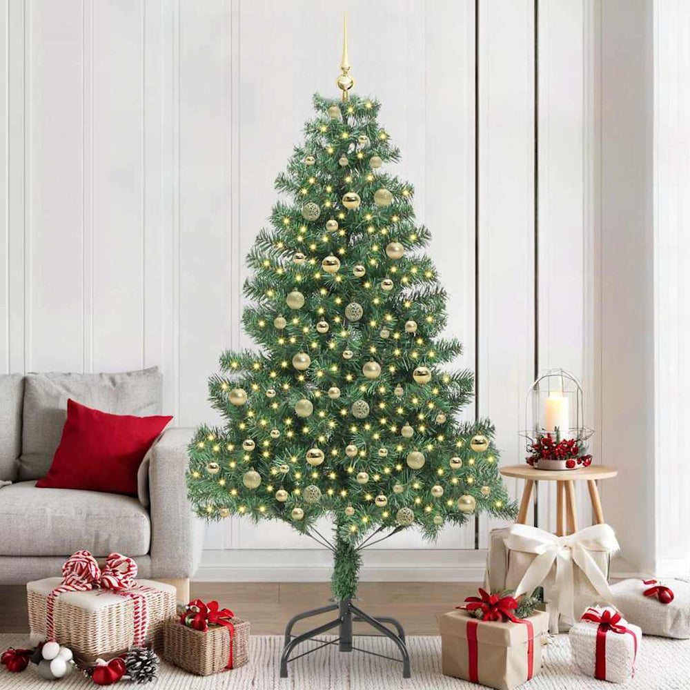 vidaXL Christmas Tree Green 210 cm PVC