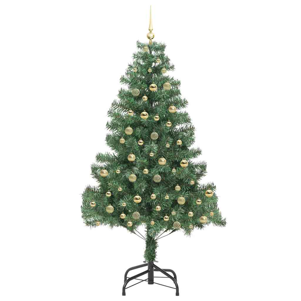 vidaXL Christmas Tree Green 210 cm PVC 4